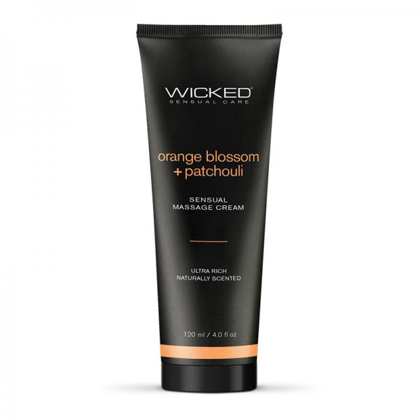 Wicked Orange Blossom + Patchouli Sensual Massage Cream 4 Oz.