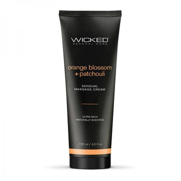 Wicked Orange Blossom + Patchouli Sensual Massage Cream 4 Oz.