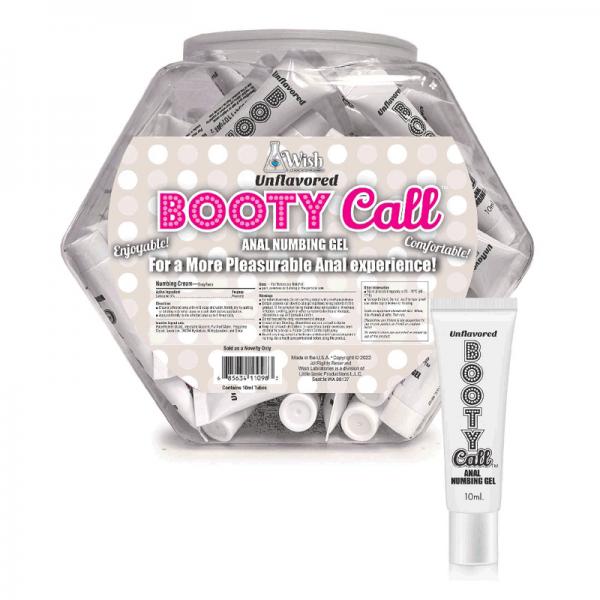 Bootycall Anal Numbing Gel Unflavored 65-piece Fishbowl Display