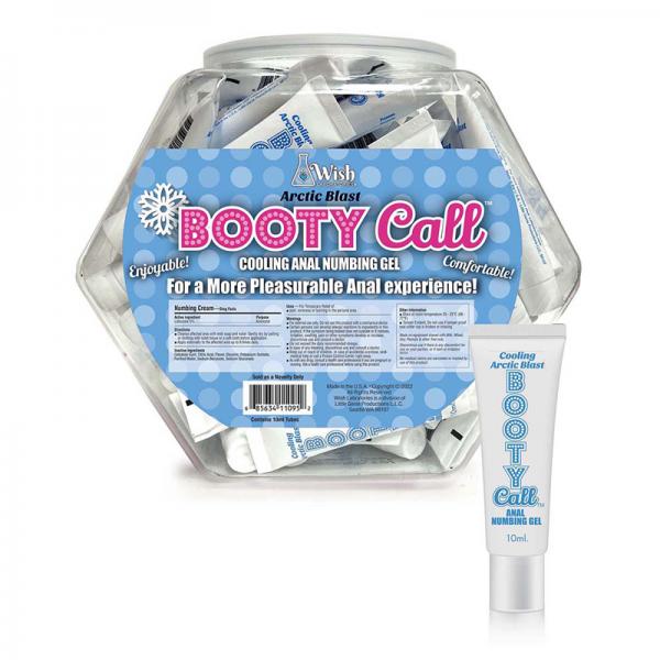 Bootycall Anal Numbing Gel Cooling 65-piece Fishbowl Display