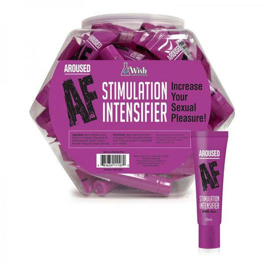 Aroused Af Stimulation Intensifier Cream 65-piece Fishbowl Display