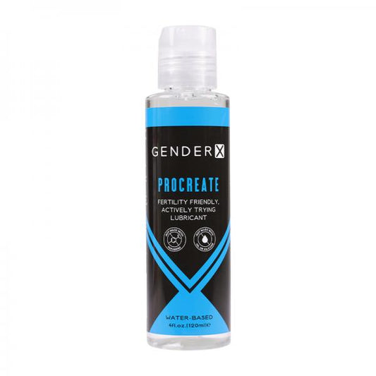 Gender X Procreate Fertility Friendly Water-based Personal Lubricant 4 Oz.