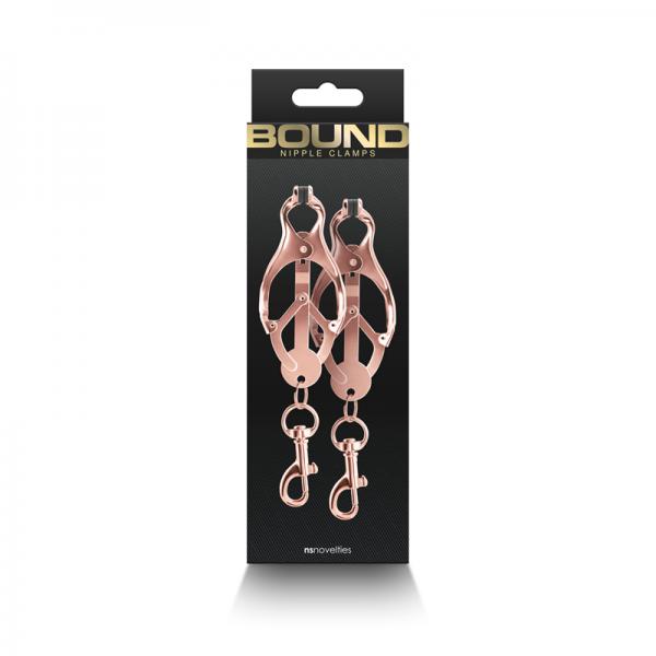 Bound Nipple Clamps C3 Rose Gold