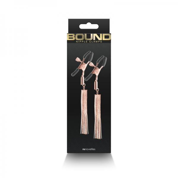 Bound Nipple Clamps D2 Rose Gold