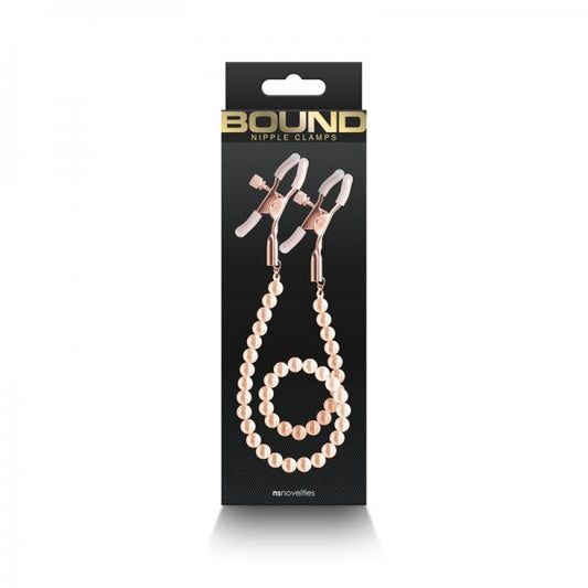 Bound Nipple Clamps Dc1 Rose Gold