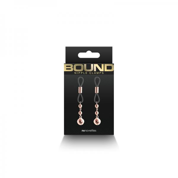 Bound Nipple Clamps D1 Rose Gold