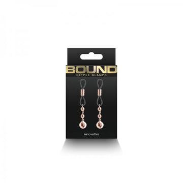 Bound Nipple Clamps D1 Rose Gold