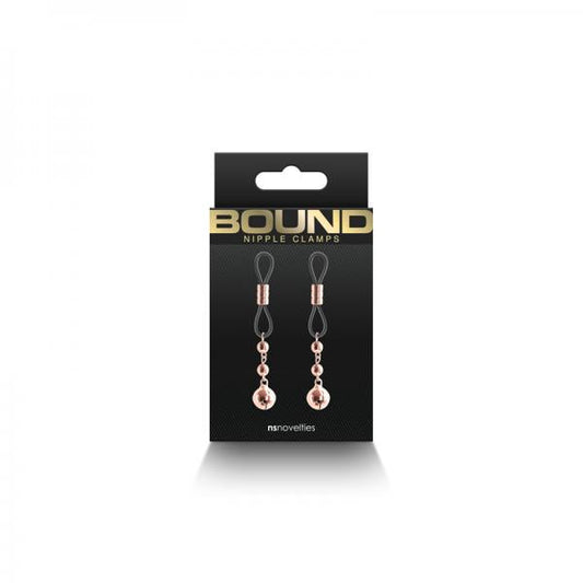 Bound Nipple Clamps D1 Rose Gold