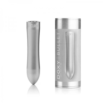 Doxy Bullet Rechargeable Vibrator Silver