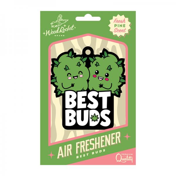Wood Rocket Air Freshener Best Buds