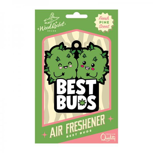 Wood Rocket Air Freshener Best Buds