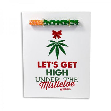 Let's Get High Under The Mistle One Hitter Kard
