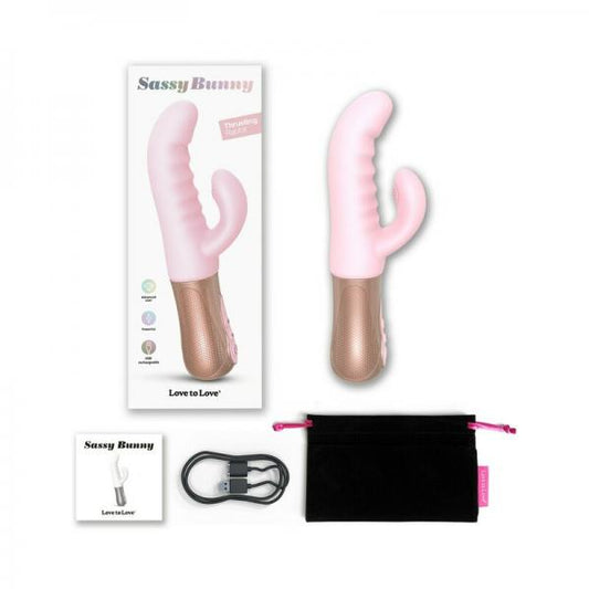 Love To Love Sassy Bunny Thrusting Rabbit Baby Pink