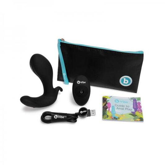 B-vibe Expand Expanding And Vibrating Remote Control Plug Black