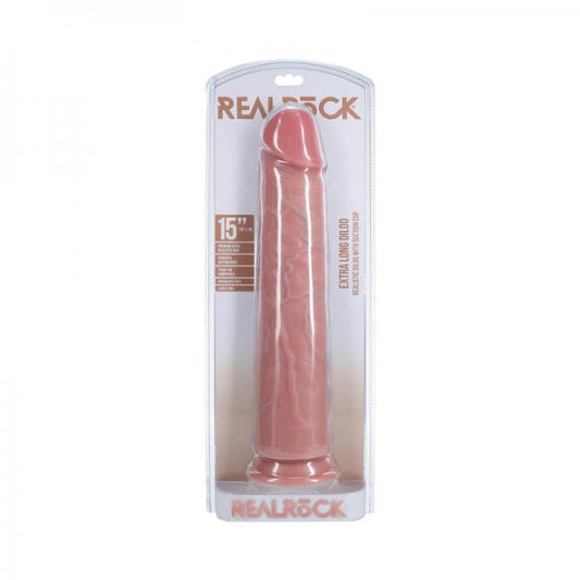 Realrock Extra Long 15 In. Dildo Beige