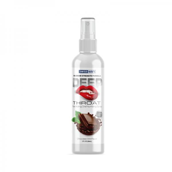 Swiss Navy Deep Throat Spray Chocolate Mint