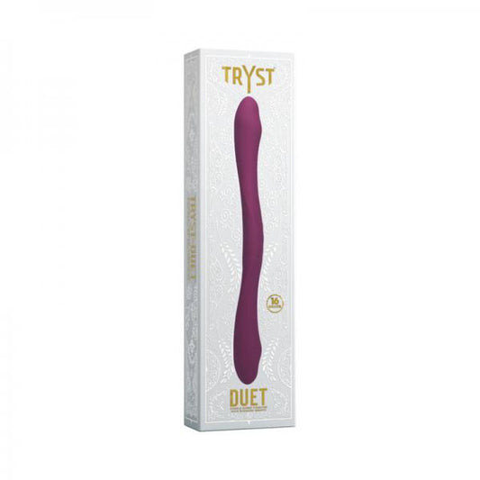 Tryst Duet Double Ended Vibrator With Wireless Remote Berry