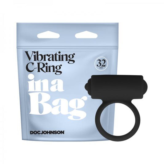 In A Bag Vibrating C-ring Black