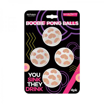 Boobie Beer Pong Balls 4-pack