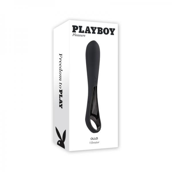 Playboy Ollo Rechargeable Silicone Vibrator With Ring Handle 2 Am