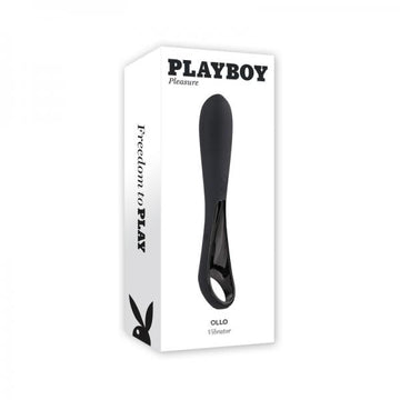 Playboy Ollo Rechargeable Silicone Vibrator With Ring Handle 2 Am