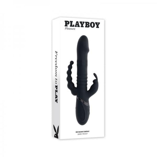 Playboy Big Bunny Energy Rechargeable Silicone Triple Stim Vibrator 2am
