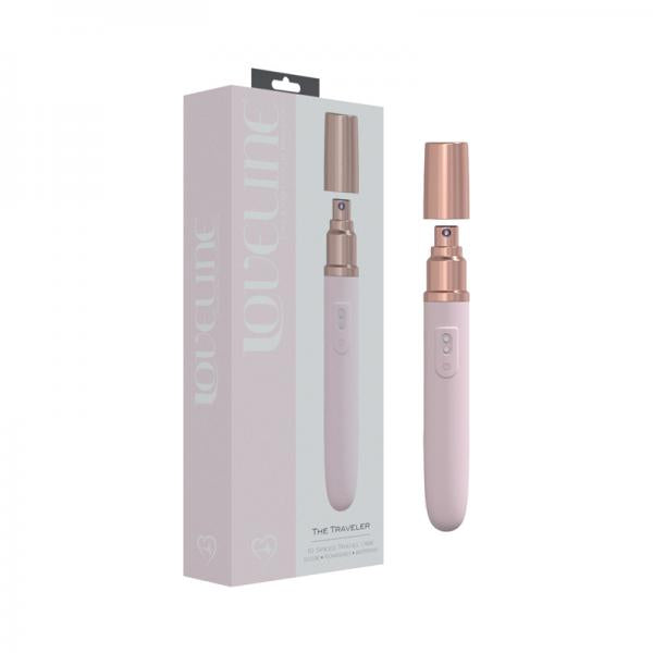 Loveline The Traveler 10 Speed Travel Vibe Silicone Rechargeable Waterproof Pink