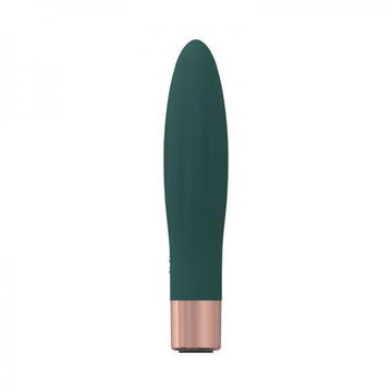 Loveline Fame 10 Speed Mini-vibe Silicone Rechargeable Waterproof Forest Green