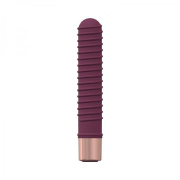 Loveline Poise 10 Speed Mini-vibe Silicone Rechargeable Waterproof Burgundy