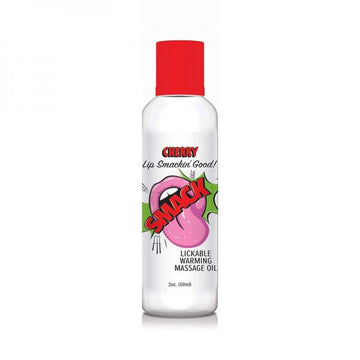 Smack Lickable Massage Oil Cherry 2 Oz.