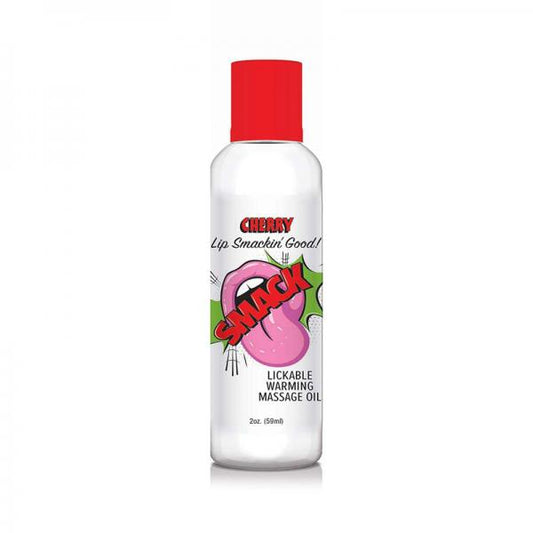 Smack Lickable Massage Oil Cherry 2 Oz.