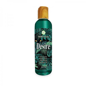Desire Pheromone Massage Oil Eucalyptus/peppermint 4 Oz.