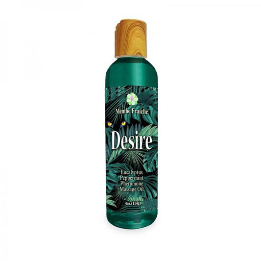 Desire Pheromone Massage Oil Eucalyptus/peppermint 4 Oz.