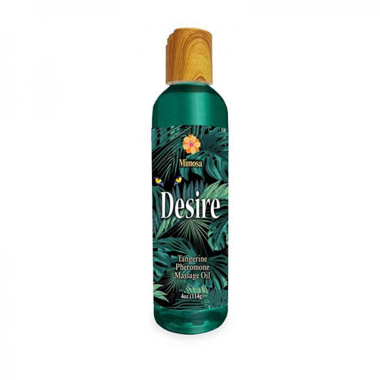 Desire Pheromone Massage Oil Tangerine 4 Oz.