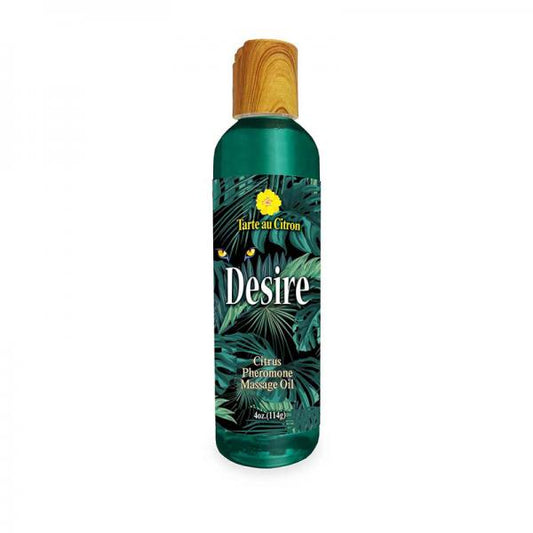 Desire Pheromone Massage Oil Citrus 4 Oz.