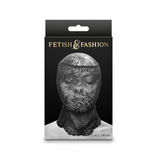 Fetish & Fashion Lace Hood Black