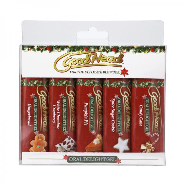 Goodhead Oral Delight Gel Holiday 1 Oz. 5-pack