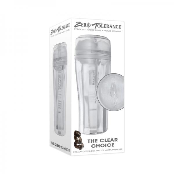 Zero Tolerance The Clear Choice Stroker Tpe Clear