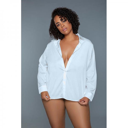 Bewicked Mackenzie Sleepshirt Light Blue 3xl/4xl