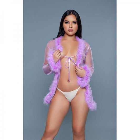 Bewicked Bou Robe Lavender O/s