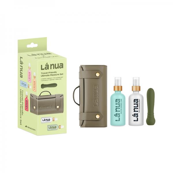 La Nua Gift Bag 1 Ultra Bullet + 100ml Mist Toy Cleaner + 100ml Unflavored Water-based Lube
