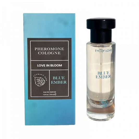 Eye Of Love Bloom Attract Her Pheromone Parfum Blue Ember 1 Oz.