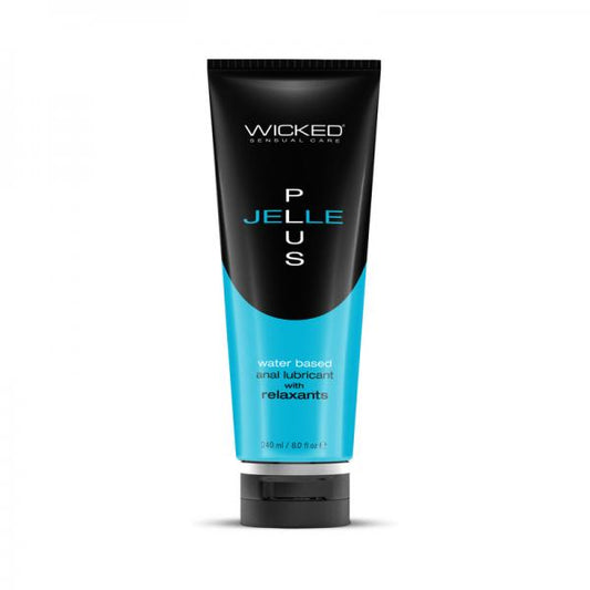 Wicked Jelle Plus Anal Lubricant With Relaxants 8oz