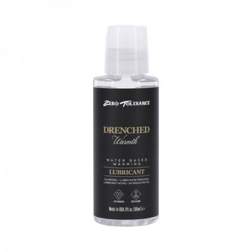 Zero Tolerance Drenched Warmth Water-based Warming Lubricant 2 Oz.