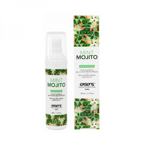 Exsens Warming Massage Oil Mint Mojito 1.7 Oz.