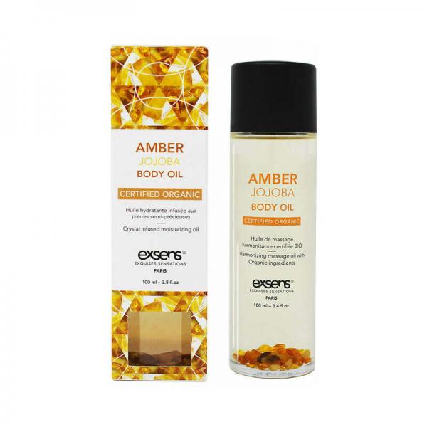 Exsens Body Oil Amber Jojoba 3.4 Oz.