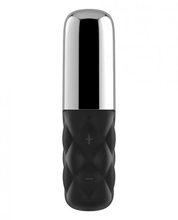Satisfyer Mini Sparkling Darling Vibrator Black Silver