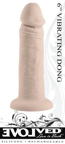 Evolved 6in Girthy Vibrating Dong Light