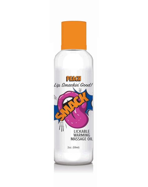 Smack Peach 2 Oz Warming Massage Oil
