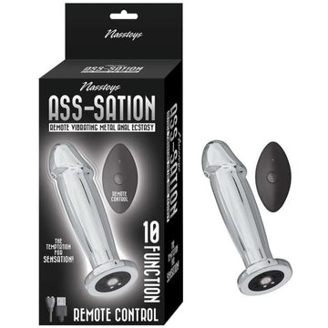 Ass-sation Remote Vibrating Metal Anal Ecstasy Silver